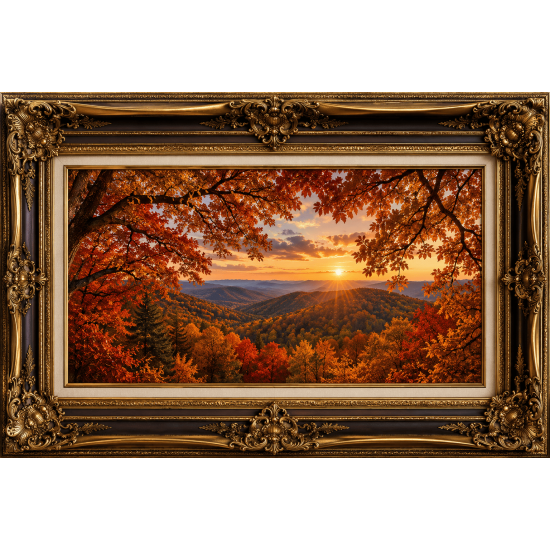 Autumn Canopy Panoramic View