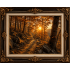 Golden Hour Forest Trail Print