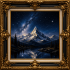 Starlit Mountain Peak