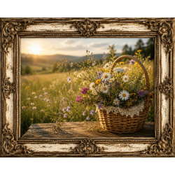Wildflower Meadow Basket